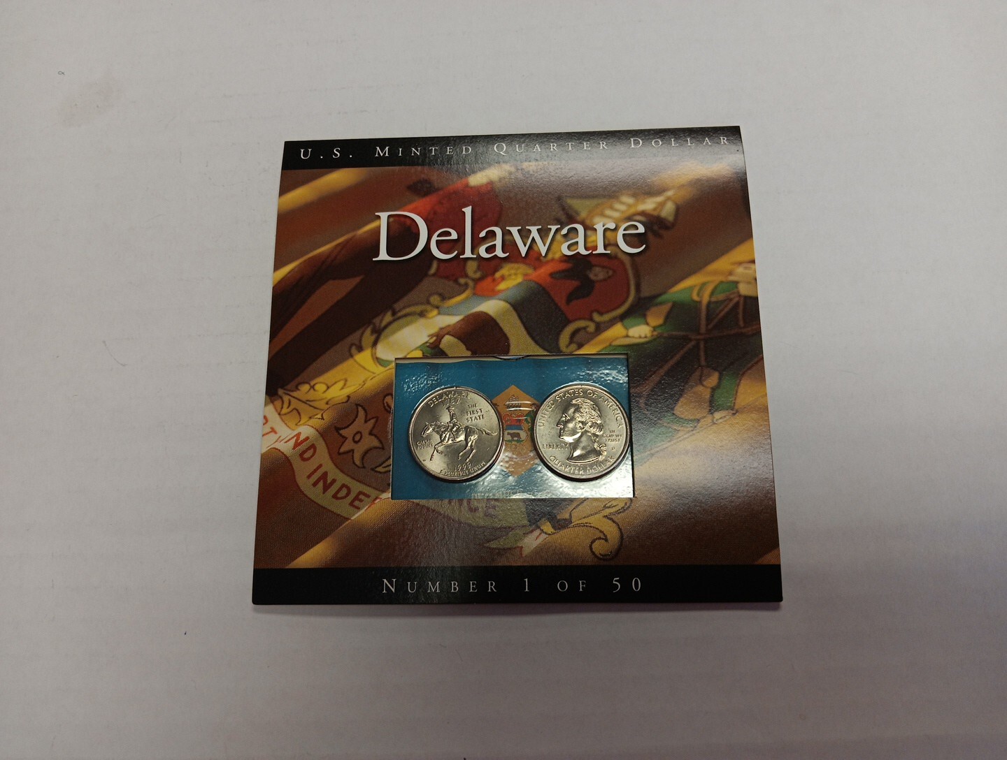 US Minted Quarter Dollar Delaware Numbered Coin Set Sealed 1 Of 50 eBay