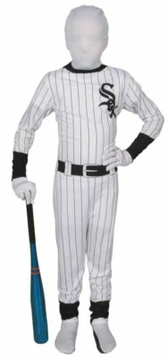 MLB Chicago White Sox Full Body Skin Suit Child Medium 7-8 Morph Costume