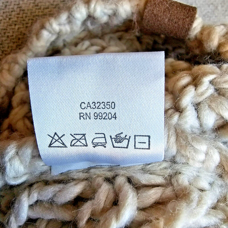 Gorro de punto marfil 686 para mujer talla única usado Foto 4 de 4