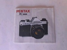 PENTAX OEM K 1000 Owner's Manual - Operating Manual Good Condition
