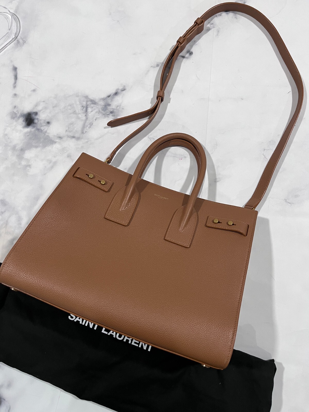 SAINT LAURENT YSL SAC DE JOUR TRACOLLA PICCOLA CON MANICO SUPERIORE