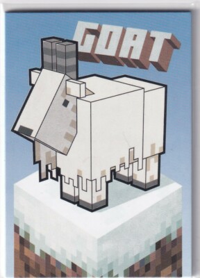 Panini Minecraft Time to Mine Trading Cards Karte Nr. 174 Block Card Goat