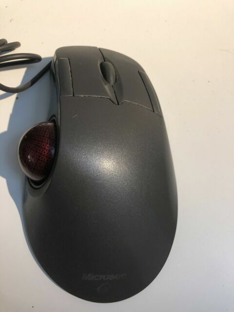 Microsoft Trackball Optical 1 0 Usb Ergonomic Mouse X05 Ps2 For Sale Online Ebay