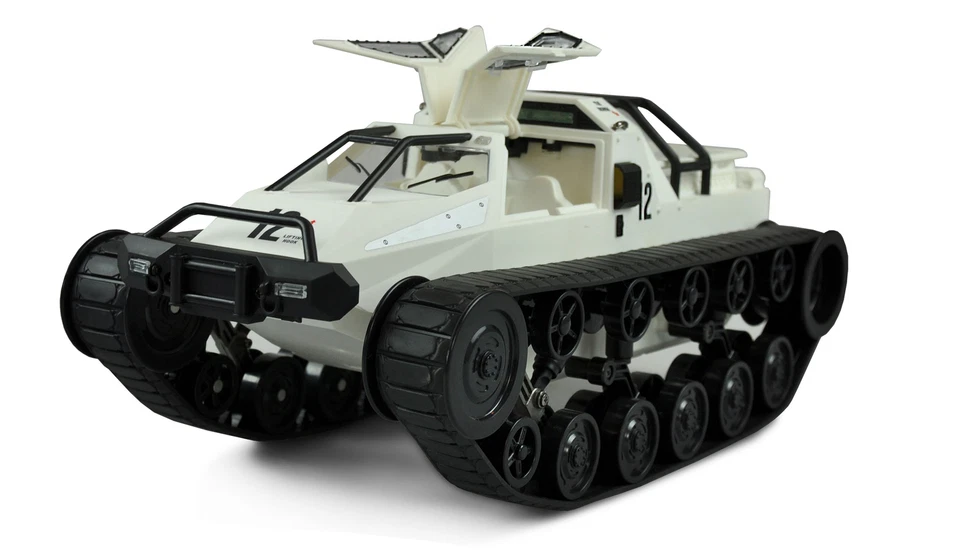 Amewi Ketten-Drift-Fahrzeug Military Police 1:12 weiß RTR - Bild 2 von 4