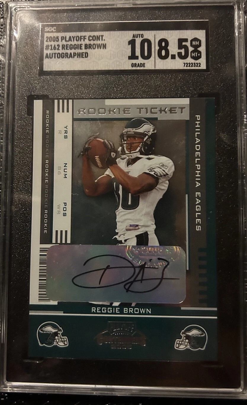 Reggie Brown Playoff Contenders #162 Autograph