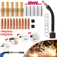 MIG/MAG Verschlei&szlig;teile Set Schwei&szlig;zubeh&ouml;r Stromd&uuml;se Gasd&uuml;se F&uuml;r MB 14/15/150 DE
