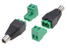 Techly Adattatore Connettore DC 2.5x5.5 mm Femmina Terminal Block 2 pin