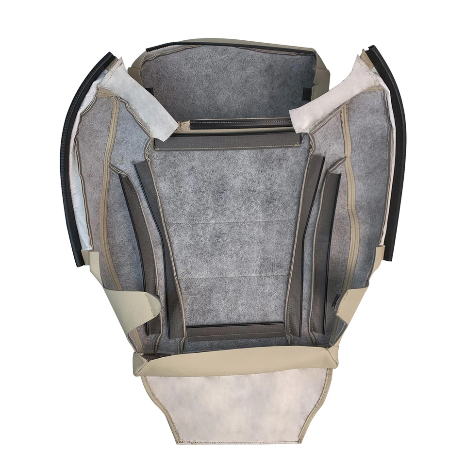 Capa de assento de couro marrom para motorista Mercedes Benz GLC300 GLC300e 2016-2021 - Imagem 4 de 4