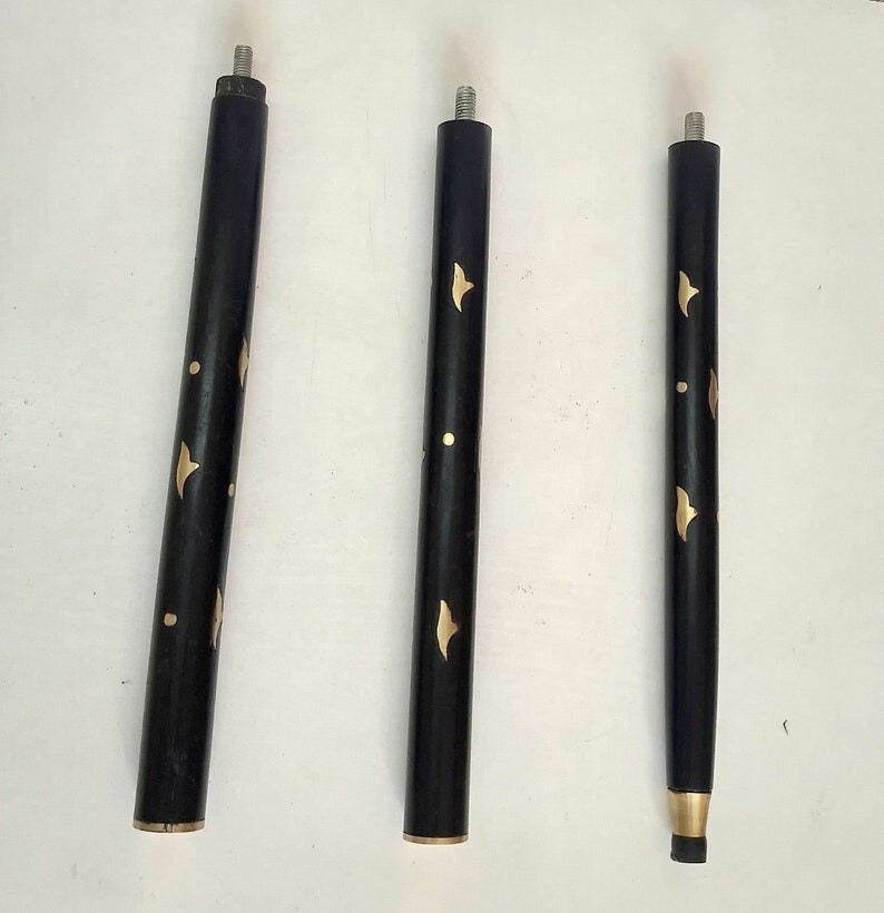 Designer Solid Brass Snake Head Handle Handmade W… - image 2