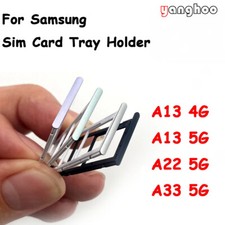 Dual Sim Card Tray Holder For Samsung A13 A22 4G A33 5G SIM Card Tray Slot Parts