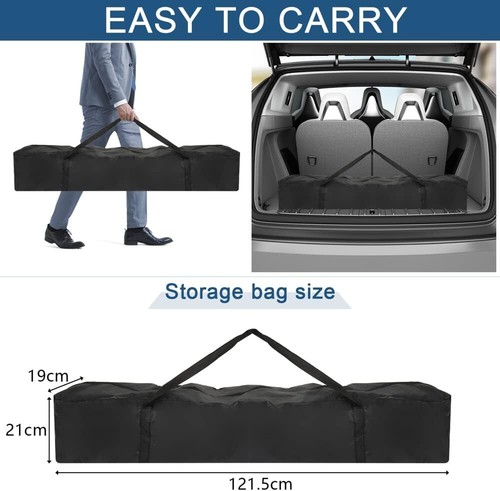 6.5x6.5ft Pop Up Canopy Tent, Outdoor Instant Shelter Folding Canopy + Carry Bag - Picture 4 of 9