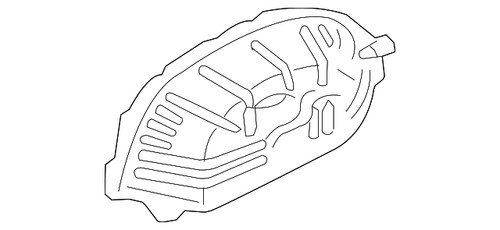 Genuine Honda Wheel Housing Side Panel 64730-S9V-A11ZZ