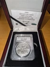 2018 1oz American Silver Eagle Premier First Edition PCGS MS70 , LIMITED EDITION