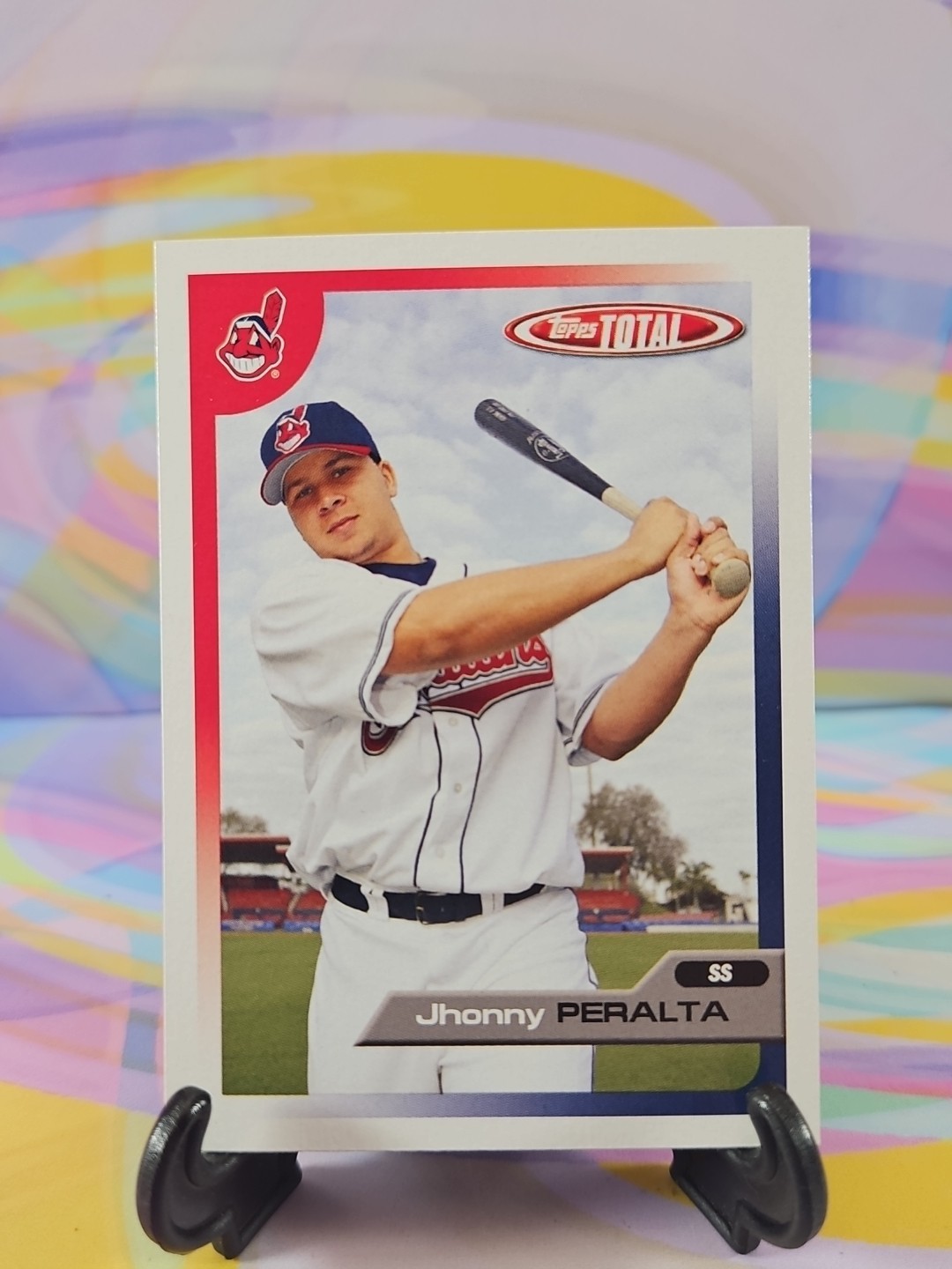 2005 Topps Total Baseball Card | Jhonny Peralta | Cleveland Indians | #302