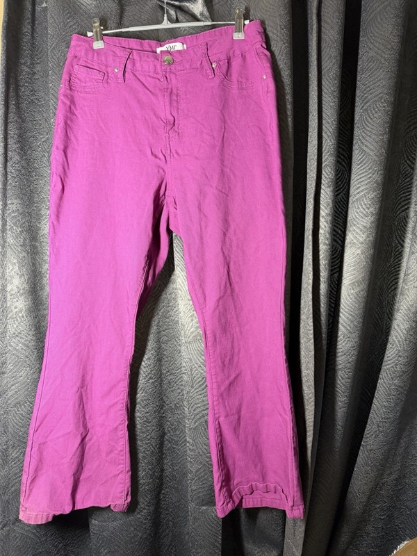 Magenta Ymi Kick Flare Pants Size 1x