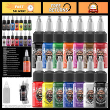 14 Colors Tattoo Ink Set 1/2 oz 15ml Pigment Kit for Professional Tattooing