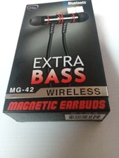 iHip Wireless + Bluetooth Magnetic Earbuds EXTRA BASS 3 Sizes (BRAND NEW)