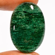 100 Natural Green Aventurine Oval Cabochon Gemstone 30 Ct. 27X19X6 mm UG-3449
