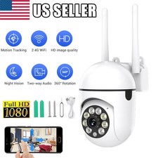 Wireless 2.4G WiFi Security Camera System Smart Outdoor Night Vision 1080P