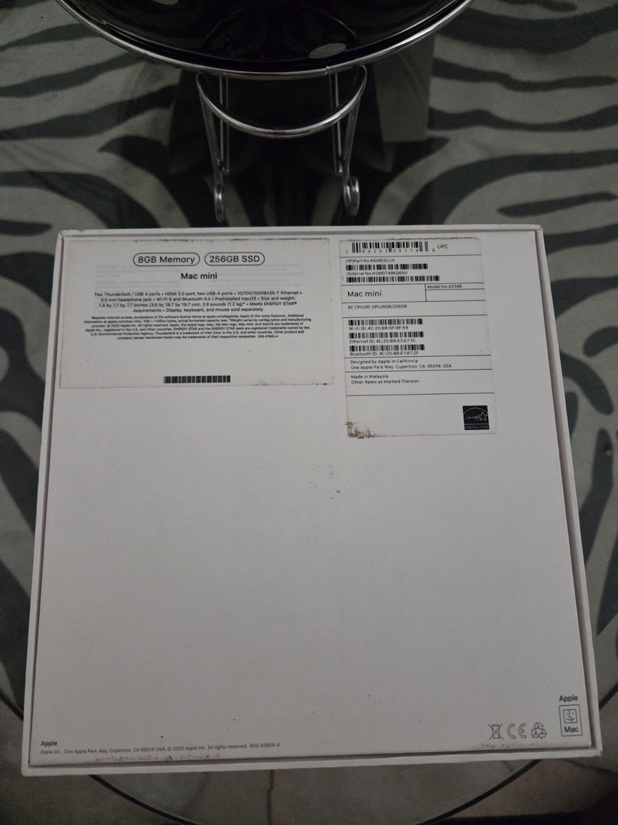 Apple Mac mini M1 8GB 256GB SSD Silver w/ Box Magic Keyboard