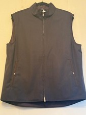 NWT 2,950 ZEGNA MEN'S VEST/GILET SIZE XL 54- R FULL ZIP DARK BROWN