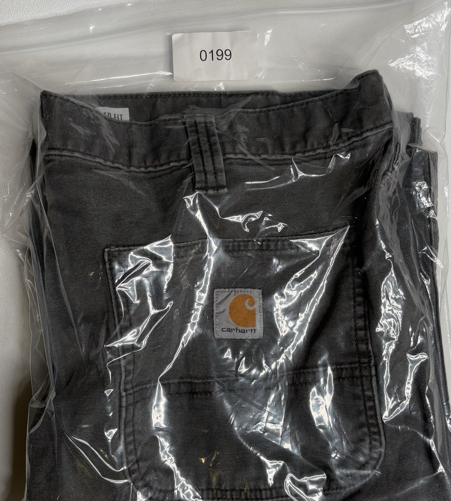 Carhartt Rigby Rugged Flex Canvas Relaxed Fit Pants 102291 306 Grey Mens 37 x 32 thumbnail 14