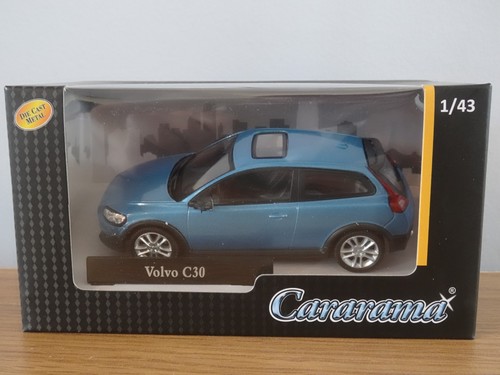 CARARAMA VOLVO C30 MODELLO AUTO BLU 4-32670 1:43 - Foto 2 di 3