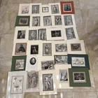 Large Lot Of 30 Engravings ‘700/‘800