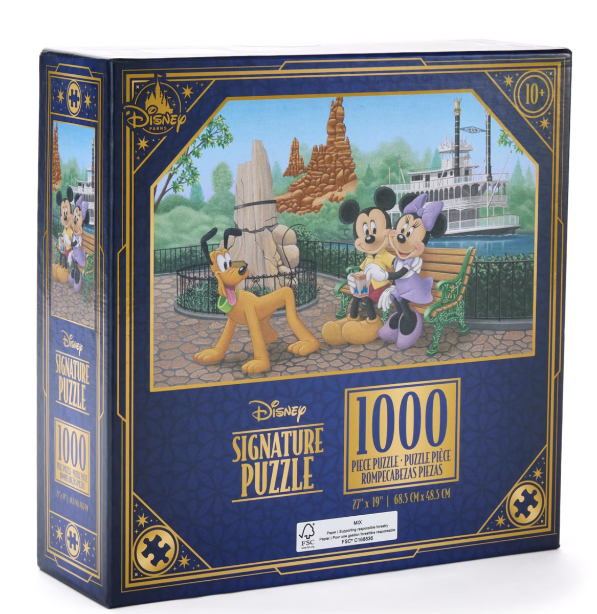 Disney Signature Puzzle Mickey Minnie Pluto in Disneyland 1000 Disney Signature Puzzle Mickey Minnie Pluto in Disneyland 1000