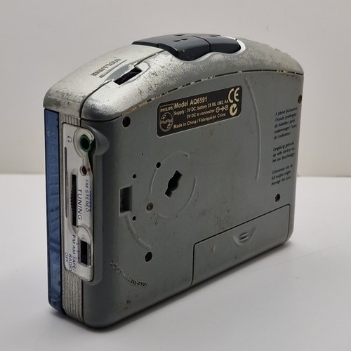 Vintage Retro Philips Personal Stereo AQ6591 Cassette Tape Radio Teile oder Reparatur - Bild 6 von 22