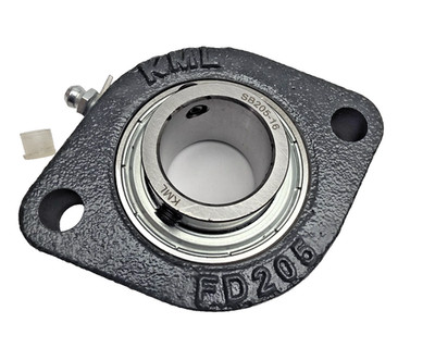SB205-16, KML FD205   2-Bolt 2'' Flange w/ KML  1''Bore Bearing Insert
