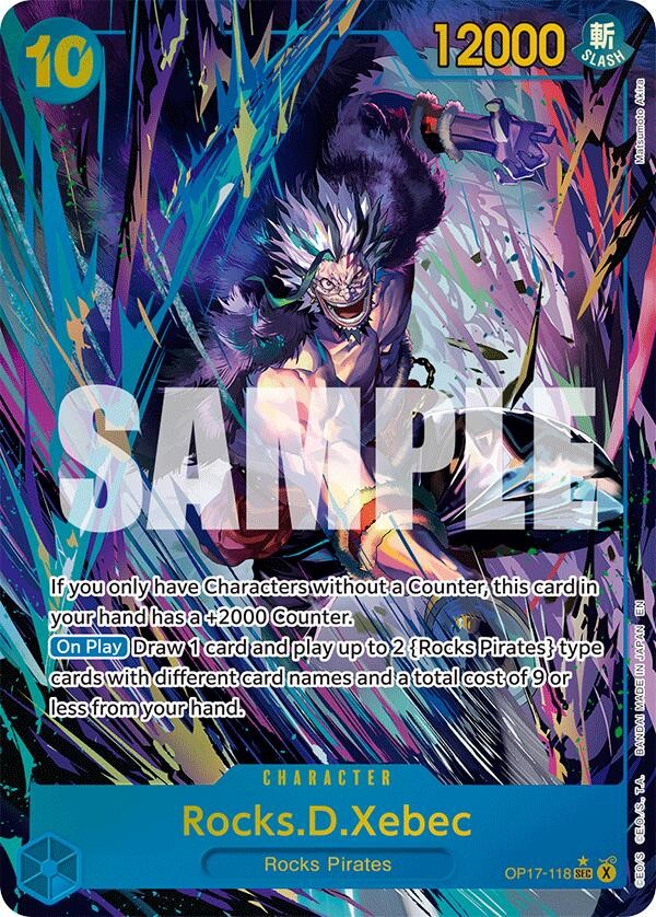 い*シ様 ロックス・D・ジーベック OP17-118 ロキ Rocks.D.Xebec (118) (Alternate Art) OP17-118 The World's Strongest