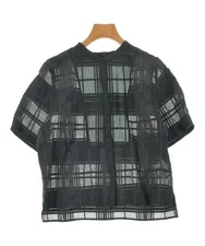 MK MICHEL KLEIN Casual Shirts BlackxGray(Patterned) 36(Approx. S) 2200632236183