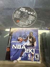 NBA 2K1 (Sega Dreamcast, 2000) Disc + Manual Only- Tested