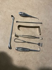 7 Vintage/antique surgical/Dental tools stainless steel. USA/Germany made