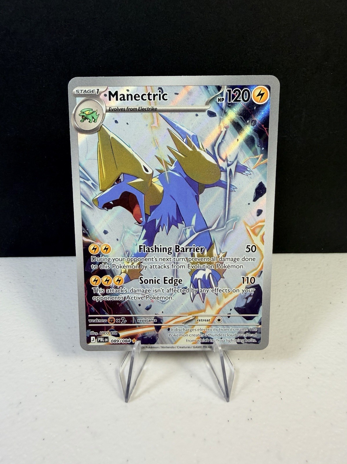 Manectric 089/084 Me05: Pitch Black Holo