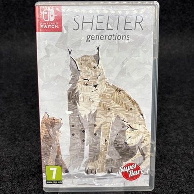 Shelter Generations European Version (Switch) - CIB Great Condition SUPER RARE!