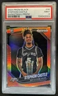 2024-25 Panini Prizm Black Stephon Castle RC Basketball Prizm #/225 Spurs PSA 9