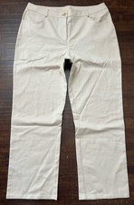 ST. JOHN Women  s Vintage Ankle Straight Leg Pants Classy Classic Career sz 12