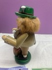 Vintage Volkskunst Seiffen Erzgebirgische Handarbeit Wooden German Smoker *READ* — photo 6