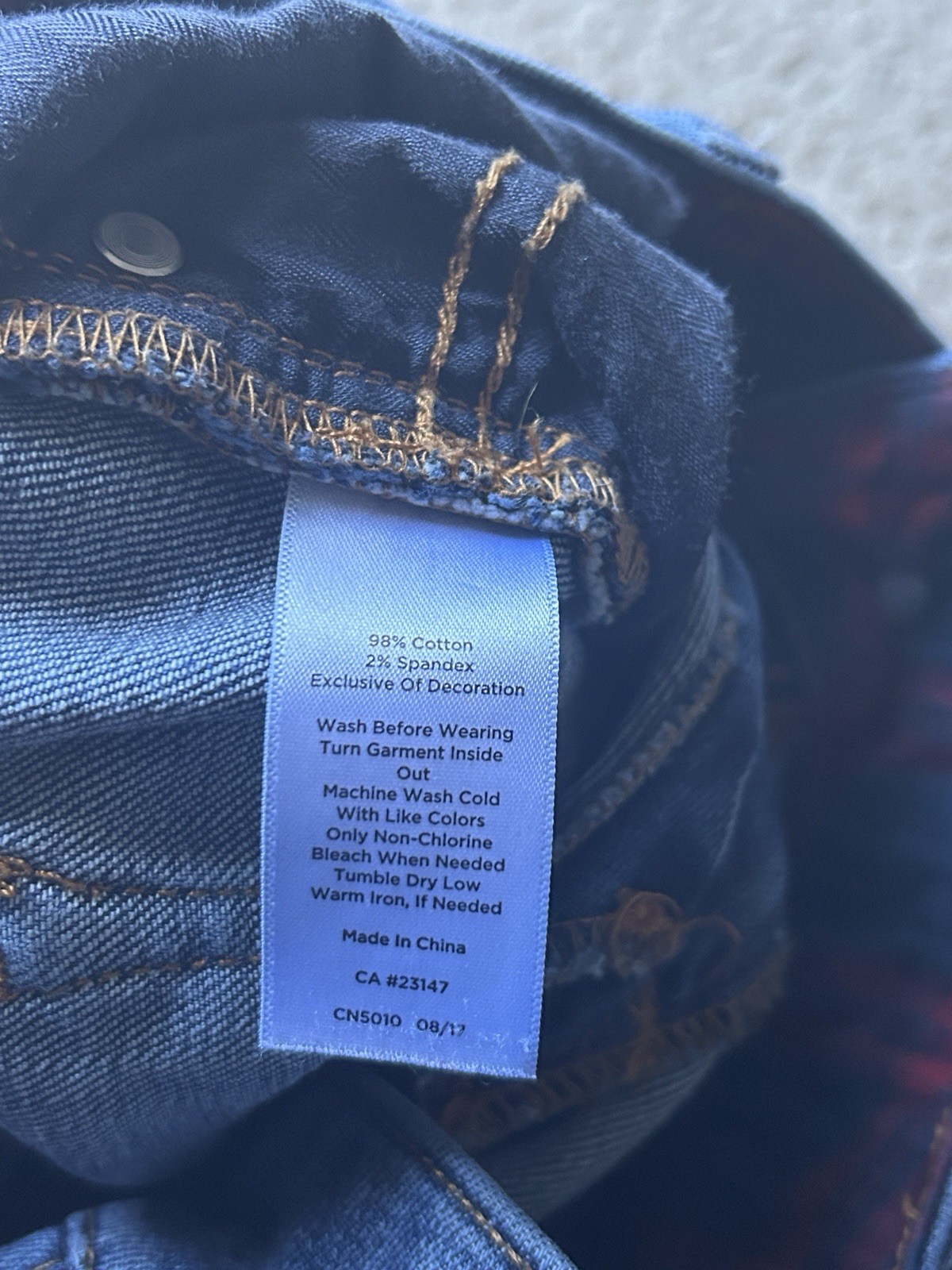 Talbots Plaid Patchwork Pocket Distressed Boyfrie… - image 5