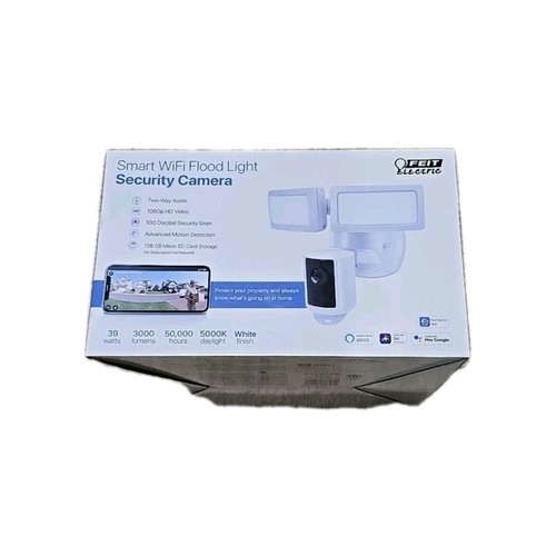 Feit Electricled 1080p hd smart flood light security camera- untested for parts