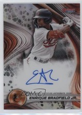 2024 Bowman's Best of Refractor Enrique Bradfield Jr #B24-EB Auto 0zu6