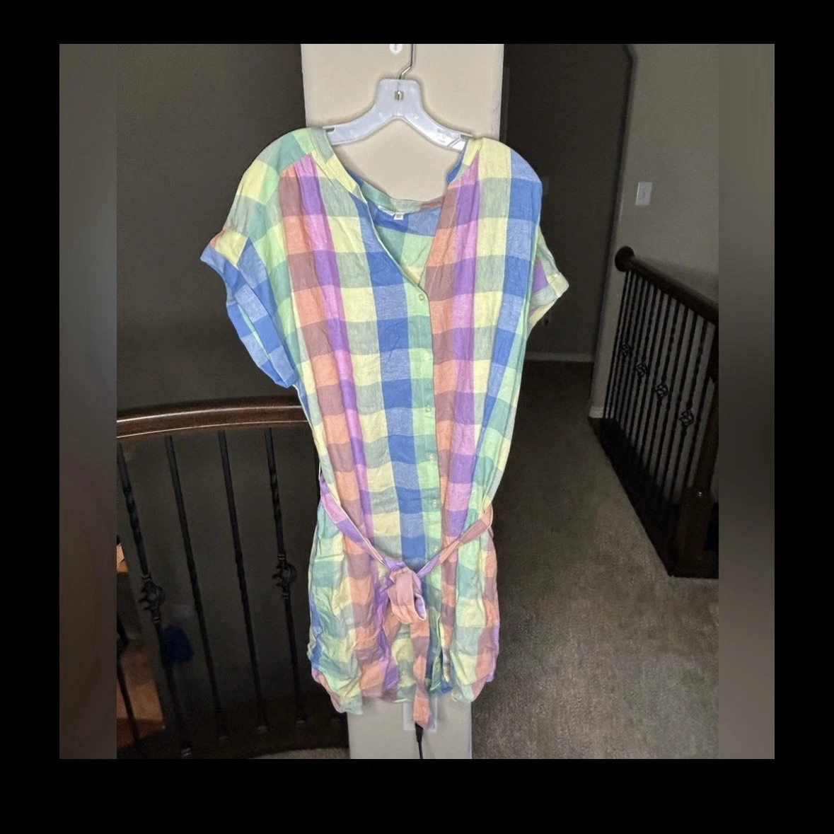 GAP Plaid Midi Shirtdress in color: Family Easter Plaid Size XXL
Opens in a new window or tab