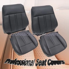 For 2015-17 Lincoln Navigator Driver / Passenger Bottom / Top Leather Seat Cover
