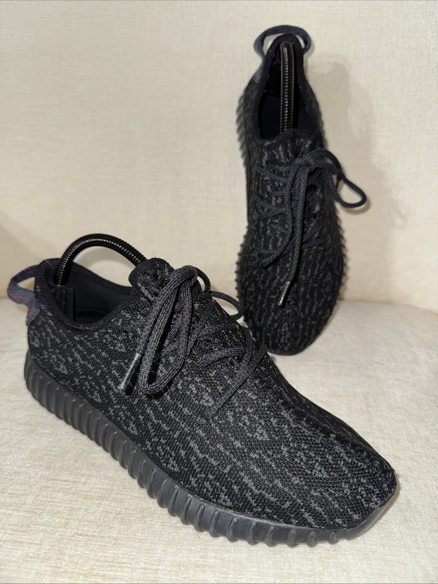 Yeezy Boost 350 Pirate Black 2015 Size 7 B26596 Authentic Rare Kanye West OG EUC Yeezy Boost 350 Low Pirate Black 2015 for sale  main image 4