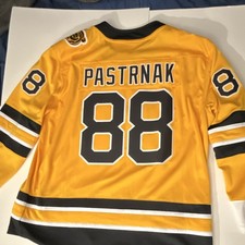 Fanatics Reverse Retro Boston Bruins David Pastrnak #88 NHL Hockey Jersey 2XL