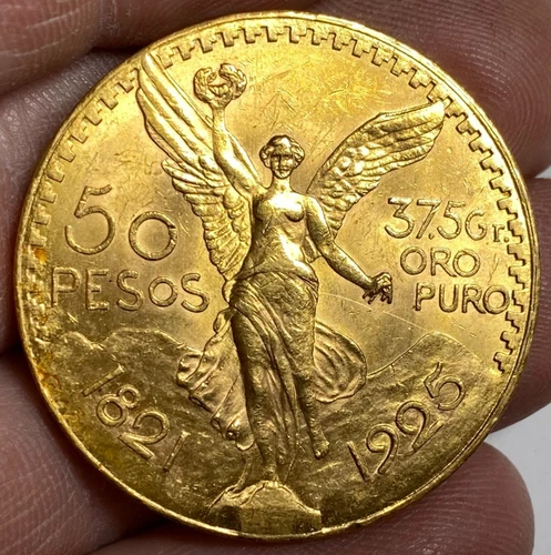 1925 Mexico 50 Pesos Gold — photo from the most recent tracked eBay sale