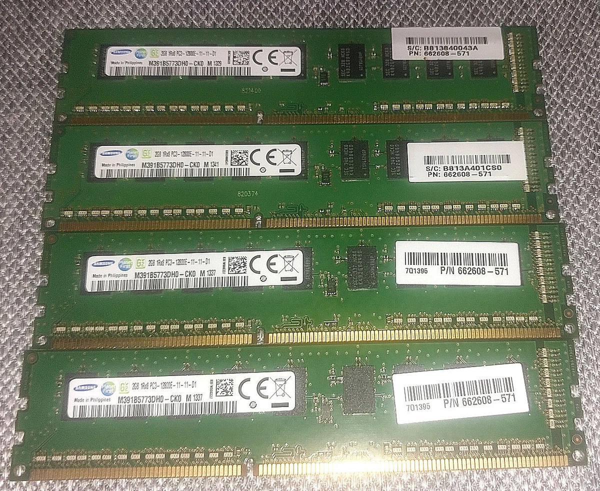 Preços baixos em Samsung Ecc DIMM DDR3 SDRAM Memória (RAM) para