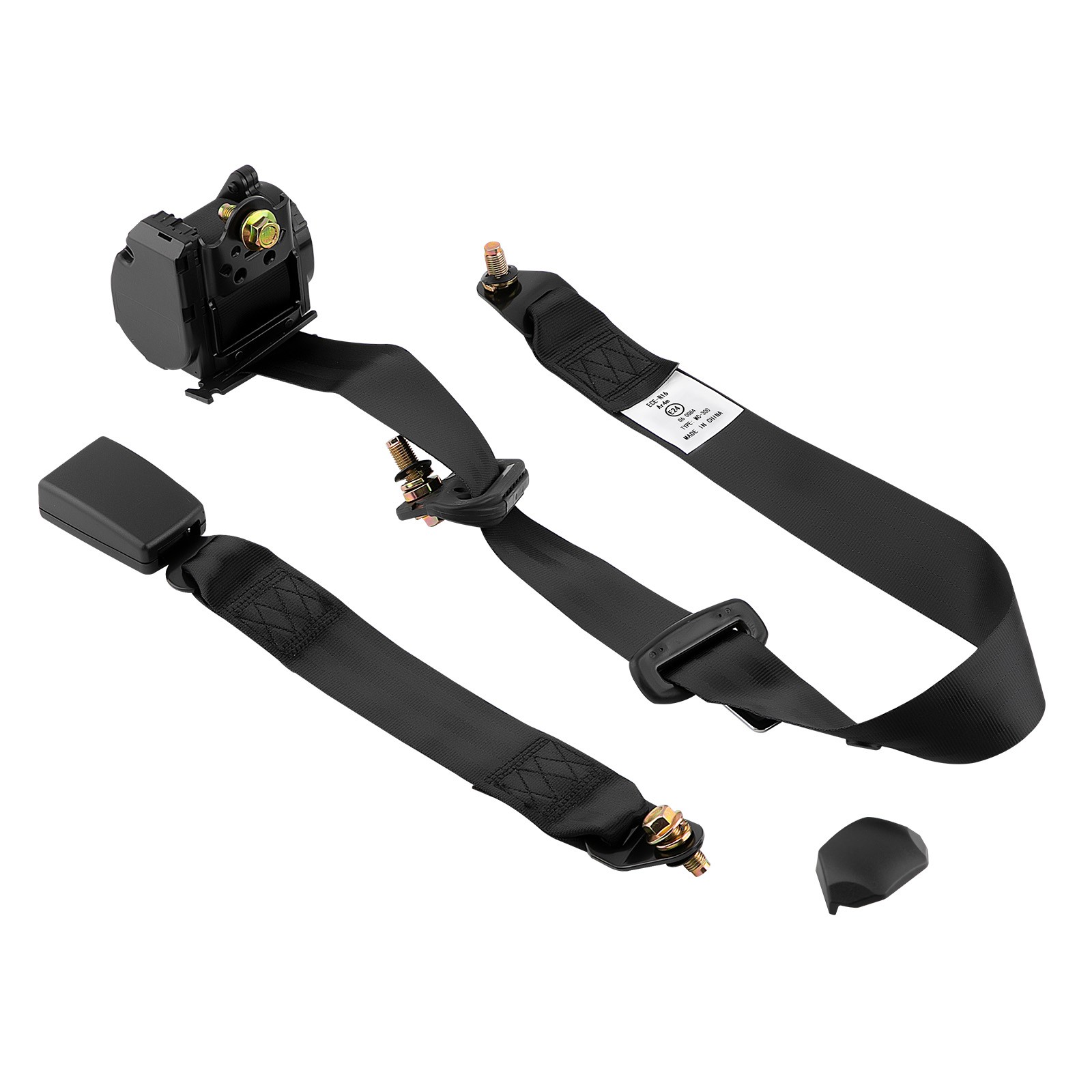 Ceinture rétractable 3 points réglable et robuste avec enrouleur automatique